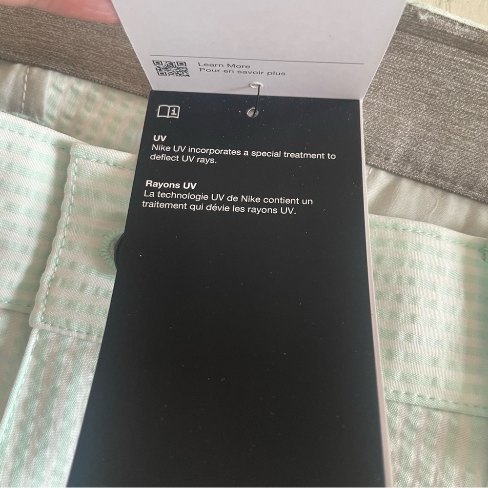 New Men's 35 X 30 Nike Seersucker Chino Golf Standard Fit Pants UPF 40+ NWT - Picture 9 of 11